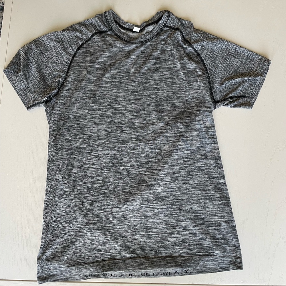 Lululemon Grey Marled Metal Vent Tech SMALL
